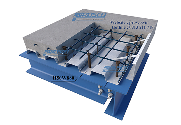 Sàn Deck H75W880 - Sàn Deck PROSCO - Công Ty Cổ Phần Xây Dựng Trường Thịnh